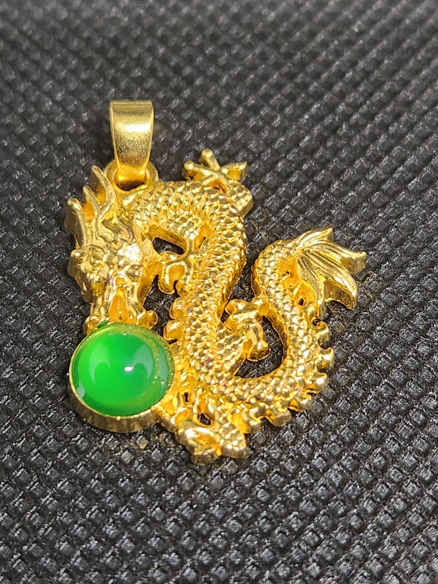 Gold plated 24k Dragon pendant