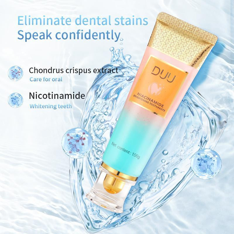 Effective Teeth Whitening Toothpaste - Mild and Non-Irritating Formula for Yellow Teeth - Improve Oral Hygiene and Enhance Smile