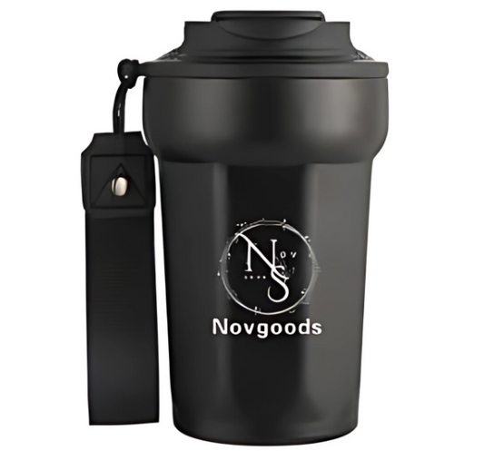 1 Of Top Five Novgoods Portable Tumbler Cup – Leakproof, BPA-Free with Carry Strap