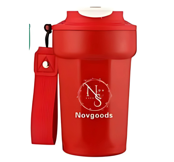 1 Of Top Five Novgoods Portable Tumbler Cup – Leakproof, BPA-Free with Carry Strap