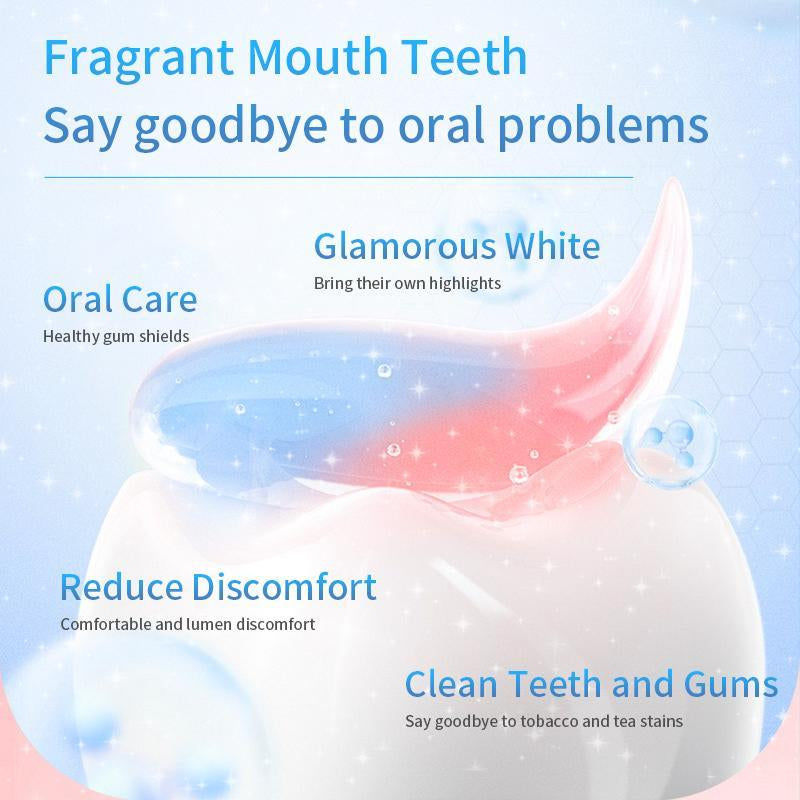 Effective Teeth Whitening Toothpaste - Mild and Non-Irritating Formula for Yellow Teeth - Improve Oral Hygiene and Enhance Smile