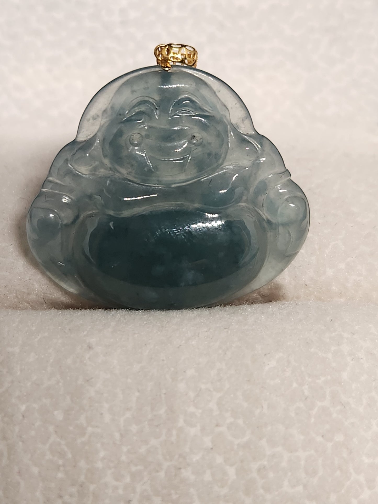 A Green Buddha Pendant