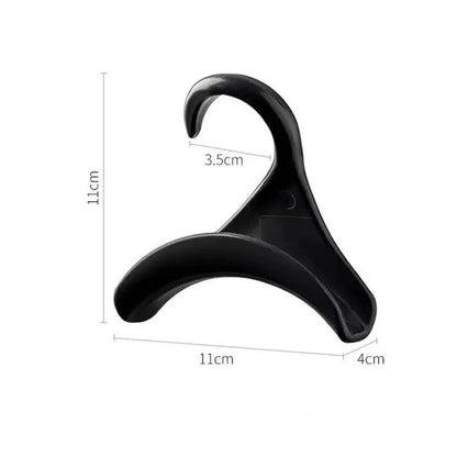 Multifunctional Wardrobe Handbag Organizer Hanger Hook Durable over Closet Rod Hanging Storage Rack for Hat Scarves Shawls Tie