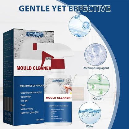 Powerful Mold Remover Spray - Thick Foam Clings to Walls & Ceilings - Kills 99.9% Bathroom/Kitchen Mold - No Scrubbing Formula with Fresh Scent (60Ml/2.04Oz)