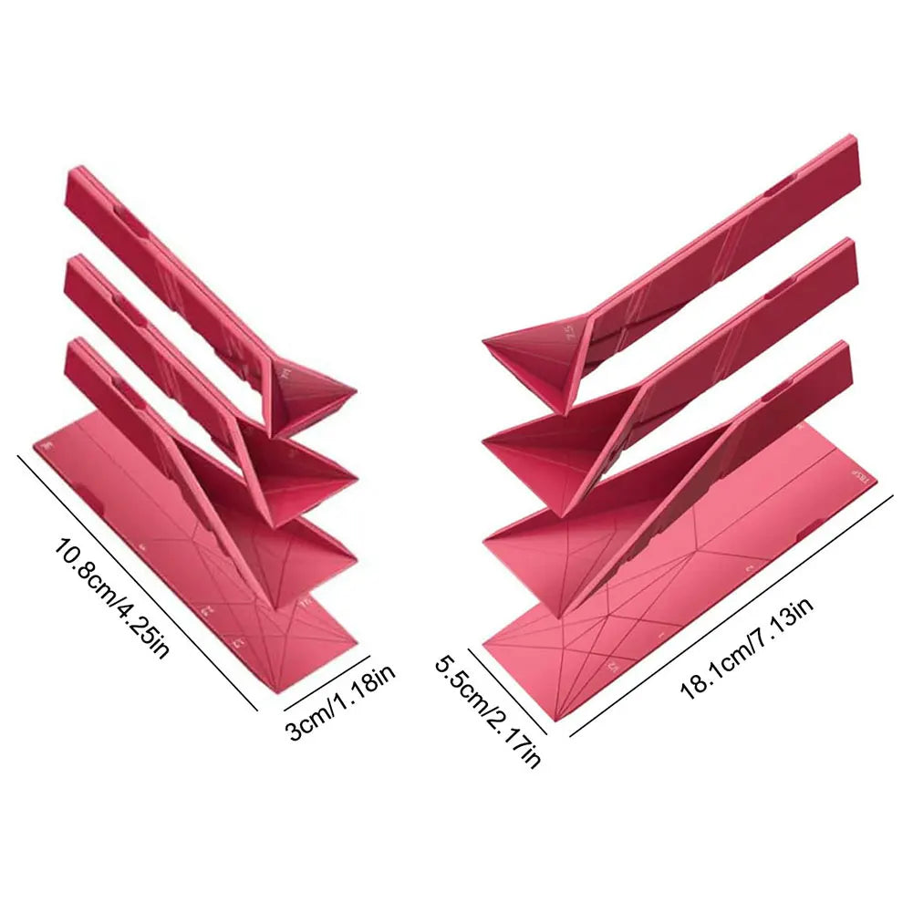 Polygons Flat 3-In-1 Cooking Baking Liquid Spoon Spoon Shaped Cooking Baking Tablespoon Fold Measure Home Kitchen Tools